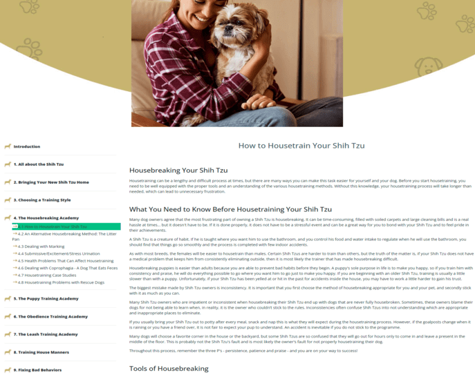 Shih Tzu Training Learn All About Training Shih Tzus & Taking Care of Them