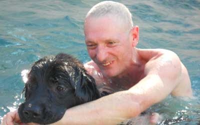 Dog with lovers