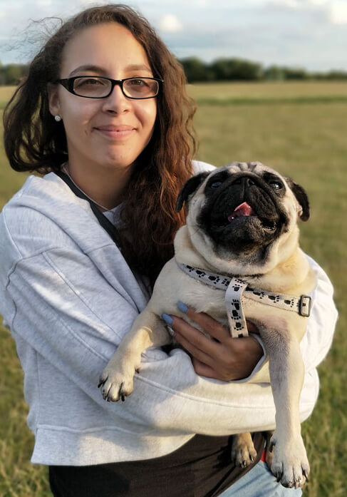 Dog with lovers